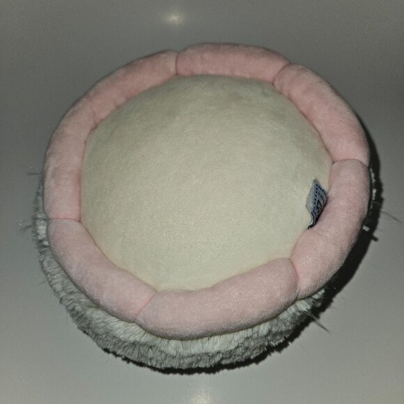 Squishable Birthday Cake Plush Stuffed Animal 8" Wide White Pink Face Candle - Picture 6 of 9